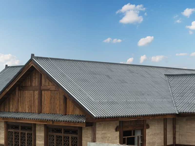 알루미늄 마그네슘 망간 hui 스타일 골동품 인디고 금속 루핑 타일