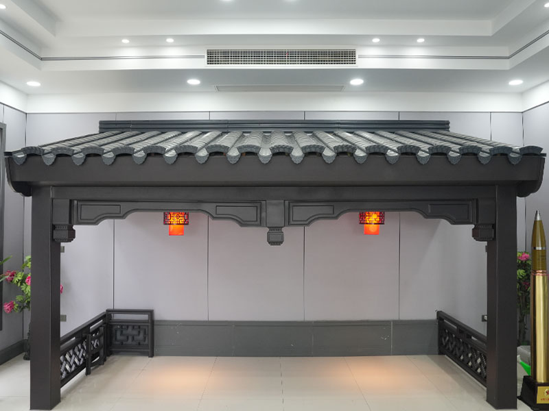 알루미늄 마그네슘 망간 hui 스타일 골동품 인디고 금속 루핑 타일