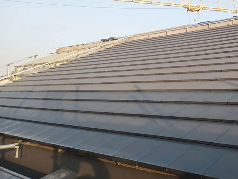 알루미늄 마그네슘 망간 평평한 금속 지붕 타일