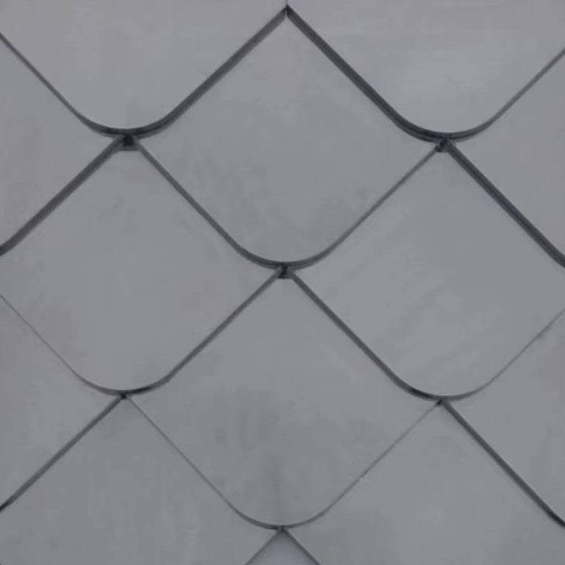 알루미늄 마그네슘 망간 다이아몬드 모양의 생선 스케일 금속 지붕 타일